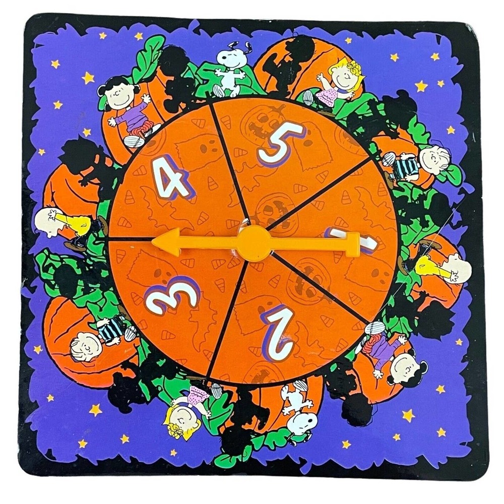 Peanuts Board Game REPLACEMENT Spinner Its the Great Pumpkin Charlie Brown 2007